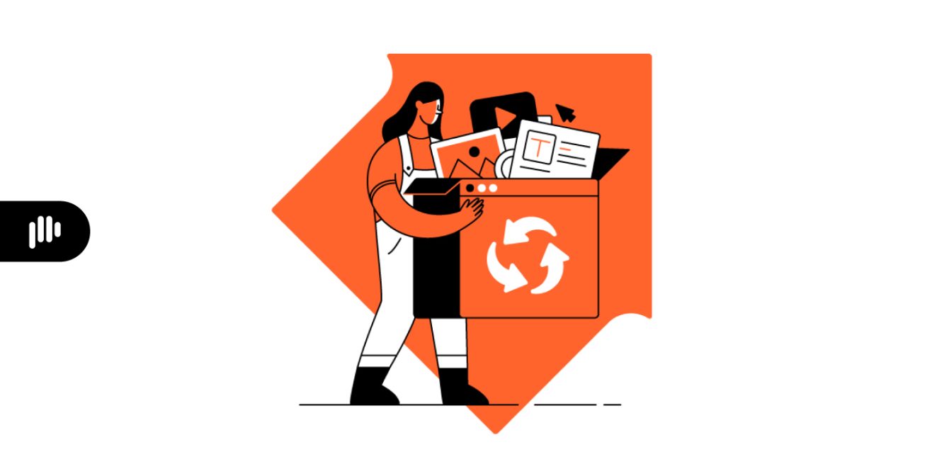 Podcast content repurposing Podcast content repurposing